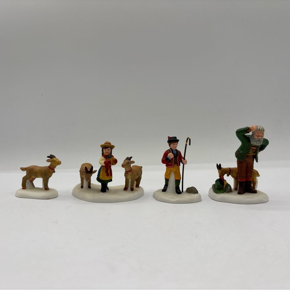 Department 56 1997 Vintage Heritage Village Collection Heidi & Her Goats 56201